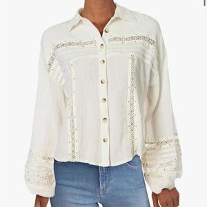 NWOT Free People Summer Star Blouse
